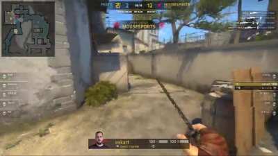Casters cut off by triple collat