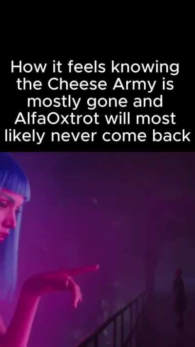 Good Riddance Cheese Army.