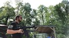 Who needs drumsticks when you have machine guns?