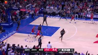 [Highlight] Harden leaves Dinwiddie on an island and hits the vintage step-back 3