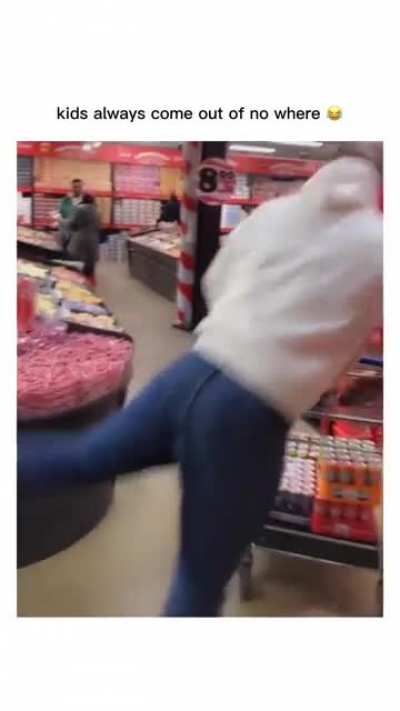 no running allowed in the store