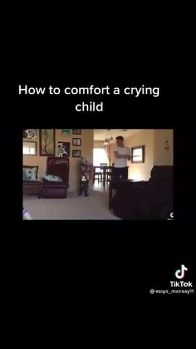 How to comfort a crying child