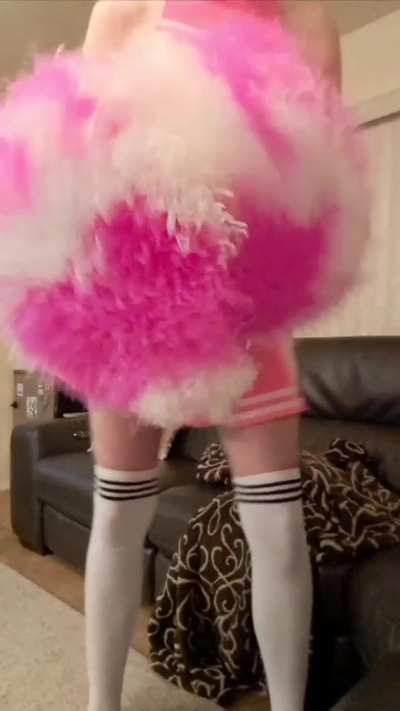 Shaking my pom poms