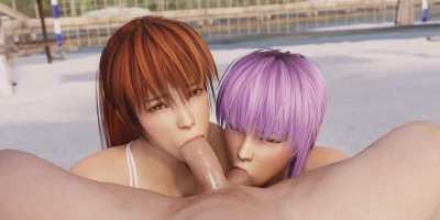 Kasumi & Ayane (Lazy<wbr>procr<wbr>astin<wbr>ator) [Dead or Alive]