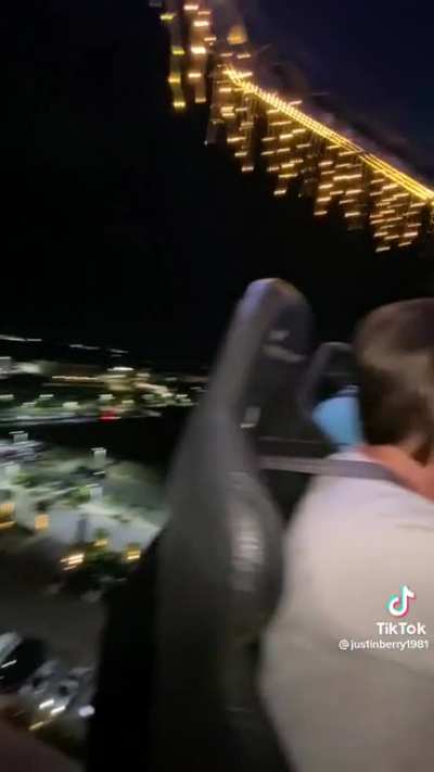 literally cringing in fear while he films