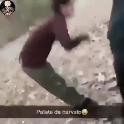 This punch turned him wavy inflatable tube man