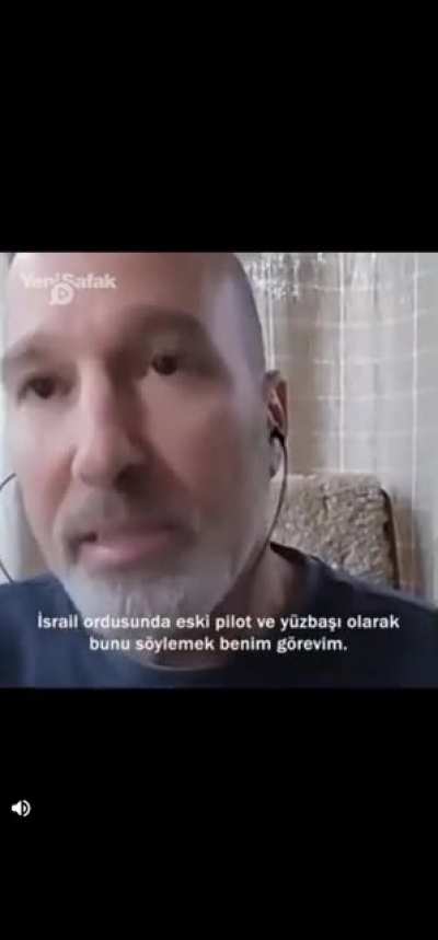 A message from a former pilot in Israeli Air Force. Good thing people started to speak out. Share the video if you can.