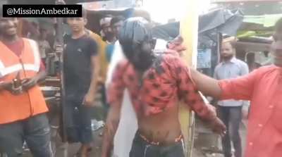 Oppressor caste Hindus thrash, blacken face and shave the head of oppressed caste Hindu boy. (FYI majority of Hindus on internet are from oppressor castes who will downvote, downplay the seriousness of such crimes, to cover up 2000 years of Hindu caste op