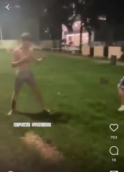 Nice ass headkick