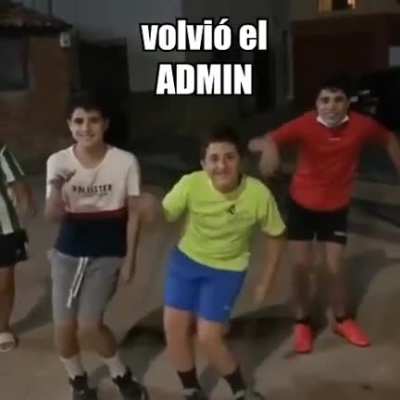 VOLVIÓ EL ADMIN