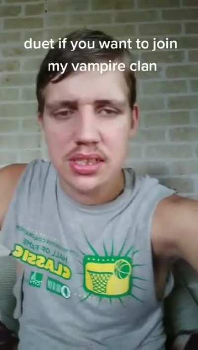 When vampirism changes your incisors instead of your canines