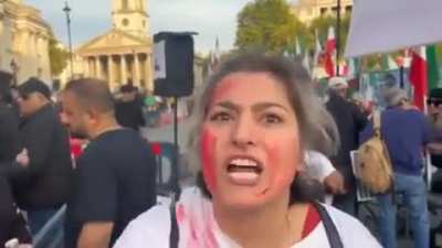 Interview with women attacked by Pahlavi royalists at anti-Iran demonstration
