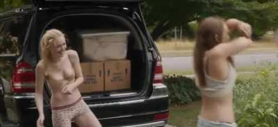 With Dakota Fanning in Very Good Girls (2013)