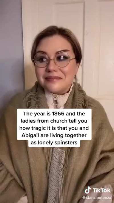 F in the chat for 2 lonely spinsters