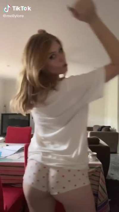 If only she wasn't wearing a bra
