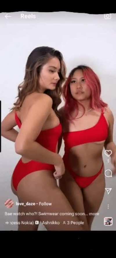 Rae with a friend