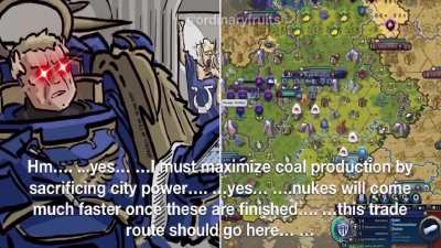 N playing civ vs Uzi playing civ