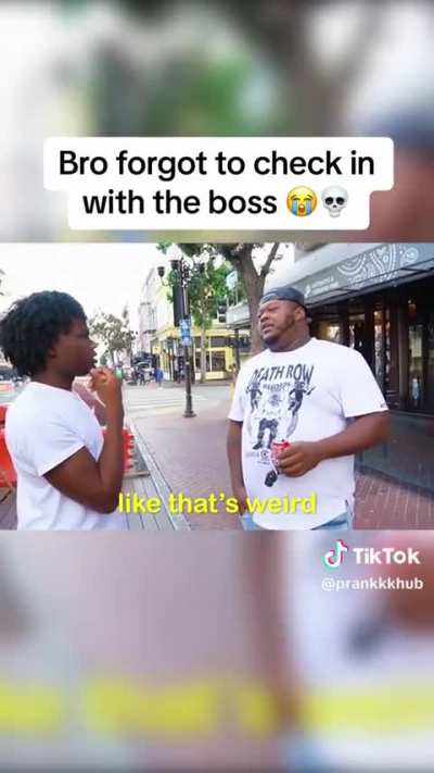 And this one we have two main characters. One pretending to be a scammer, the other things he's the law around these parts.