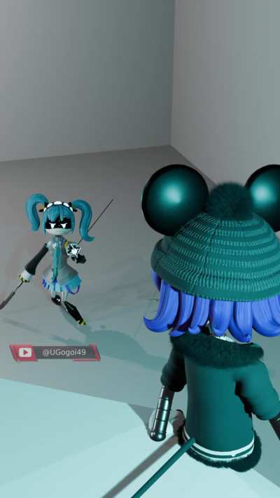 JATSUNE JIKU AND UZI MOUSE