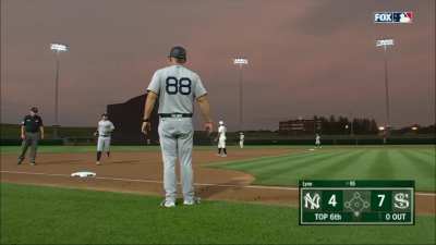 [Highlight] [Highlight] Brett Gardner shoots a laser to right under the beautiful Iowa sky