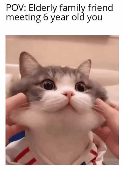 They always went for the cheeks