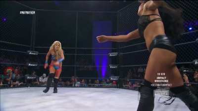 Gail Kim Cage Destruction