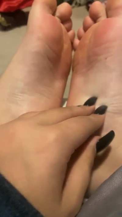 Her feet again