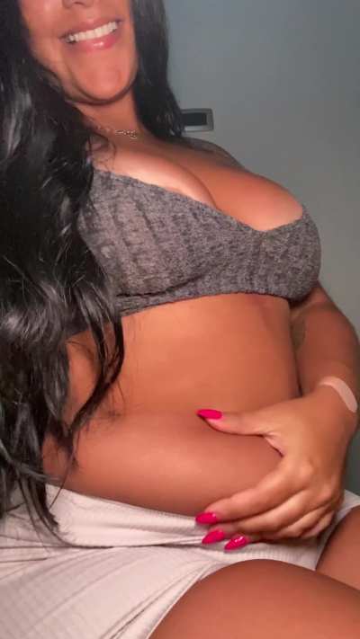 I love to stroke my fluffy tummy, do you want to do it for me?