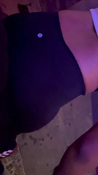 Grinding some guy at the club…had to reach back and feel him lol