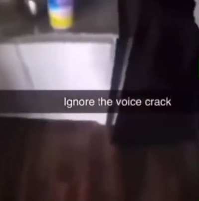 Voice crack