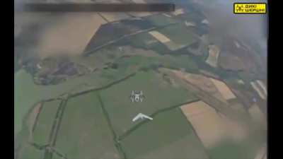 Ukranian Drones with an extra accessory detonating remotely near Russian ZALAs