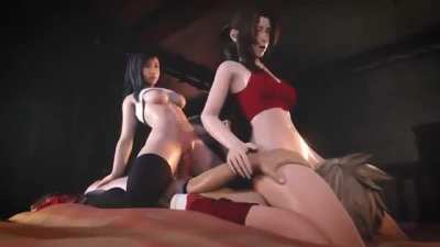 Aerith and Tifa (qoc)