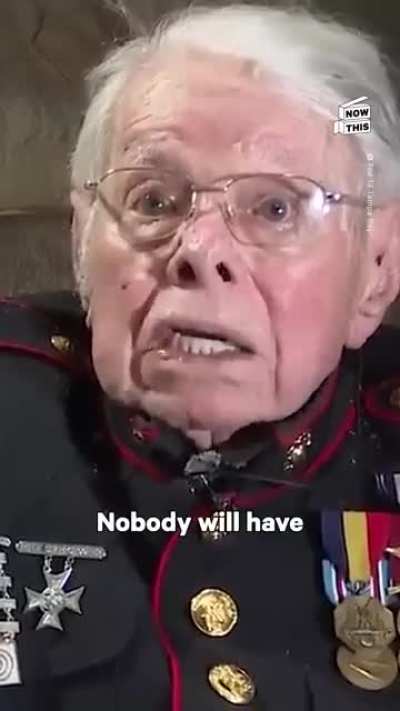 A World War II veteran is disappointed with the state of America today.