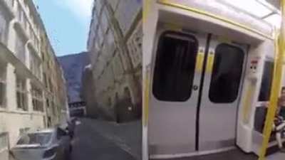 Running to the next station