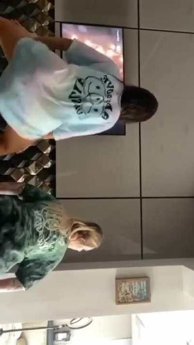 Twerking with a friend!
