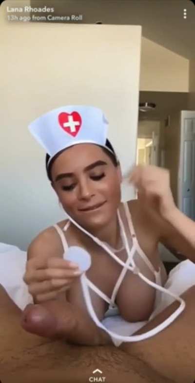 Lana Rhoades - Only Fans POV 👅- Sexy Nurse Lana Is There For Your Aid