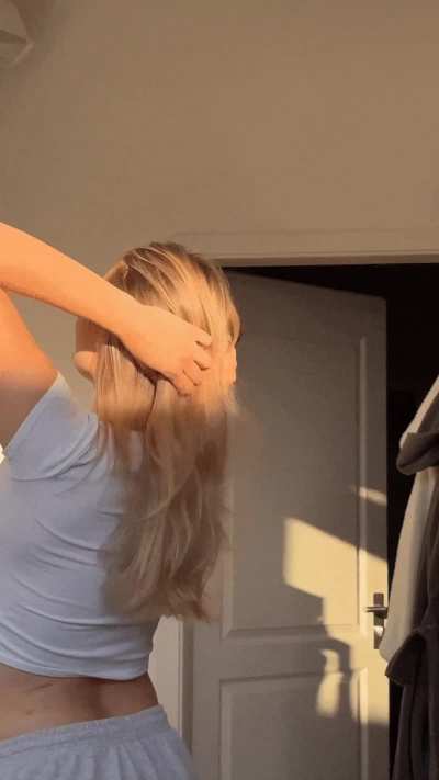 busty blonde