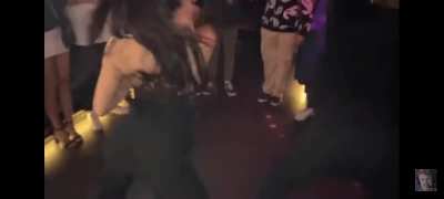 at a party