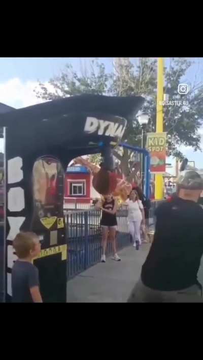 Kid gets headshot by his dad
