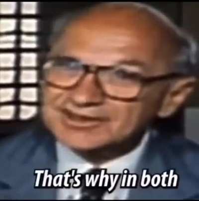 Milton Friedman: Inflation is just like Alcoholism