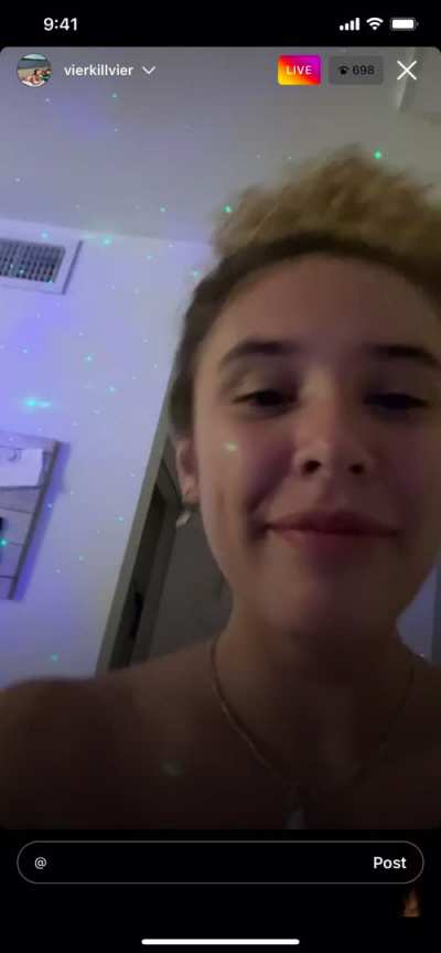 insta name in vid