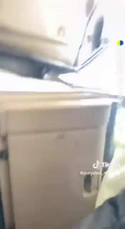 UAF evacuate a elderly woman from her home in the middle of artillery fire.