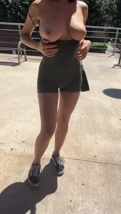 All the guys at the skatepark liked what they saw (reveal)