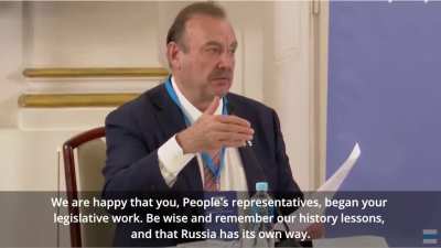 During the Congress of People's Deputies of Russia, Freedom of Russia Legion fighter 