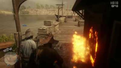 Fire bottle disappear