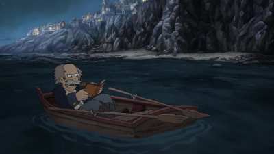 The lonely sea captain