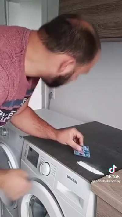 Doing laundry