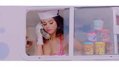 Selena Gomez knows to add your favorite topping to your ice cream; your own cum. She gives it to you and you eat it up to please your queen.