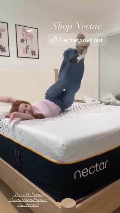Jumping on the bed