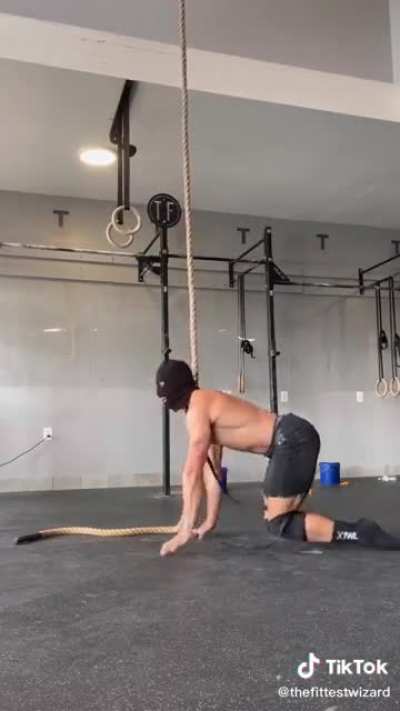 A fitness guru with an impressive lift!